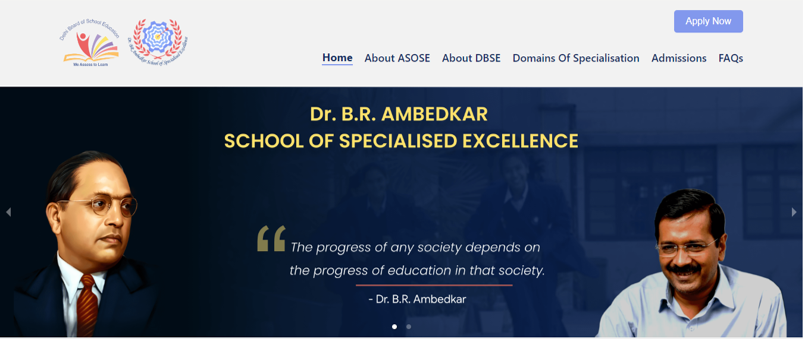 Dr BR Ambedkar School of Specialised Excellence Admission 2024 for Class 9, 11