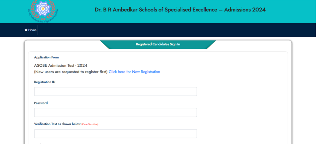 Dr BR Ambedkar School of Specialised Excellence Admission 2024 for Class 9, 11